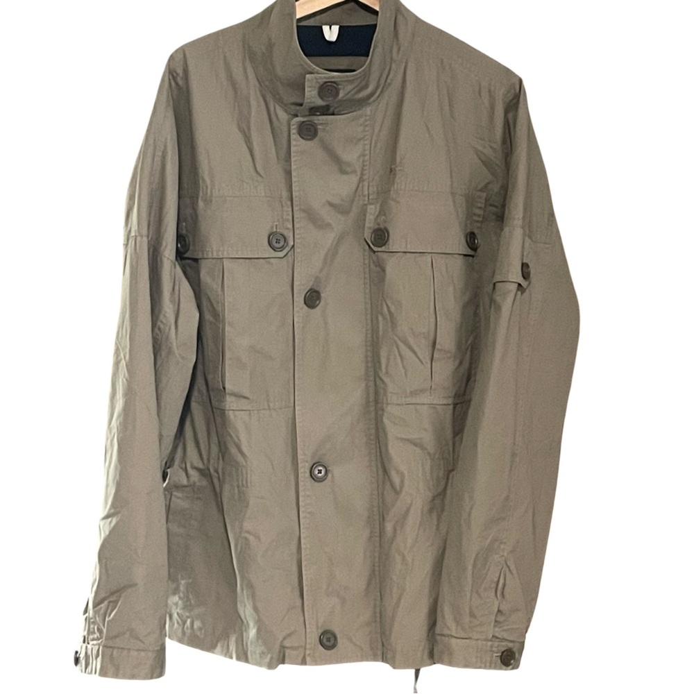 Lacoste Field Utility Jacket Devanlay Taupe Full Zip Men’s 54